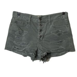 Hollister short short button fly shorts size 27